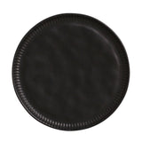 LINHAS DINNER PLATE STONEWARE Ø 10.83" MATTE BLACK