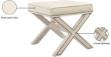 Nixon Velvet Upholstered Stool