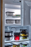 Food storage container PROVIDO, round, 500 ml MICROWAVABLE STAINLESS STEEL 12771