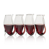 Crystal Port and Dessert Wine Sippers & Decanter - Set of 4