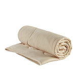 Jersey Knit Cool Touch Down Alternative Throw, Tan