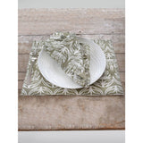 French Home Set of 4 Botanical Placemats - Sage