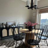 Saigong 42" Oak Round Dining Table