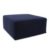Universal Square Ottoman Cover Barbet Royal