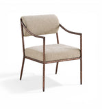 Bastille - Upholstered Dining Arm Chair (Set of 2) - Bronze Frame