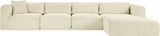 Shaggy - 4 Piece Modular Sectional