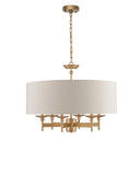Bering Brass Semi-Flush Mount