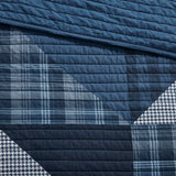 Cottage Oversize 3-Piece Quilt Set, Blue