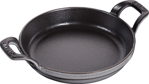 STAUB Cast Iron 6-inch Round Gratin Baking Dish
