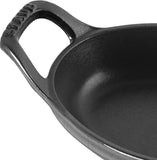 STAUB Cast Iron 5.5-inch x 3.8-inch Mini Oval Gratin Baking Dish