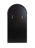 Van Buren Brushed Black Arched Mirror