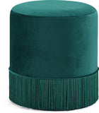 Teddy Velvet Upholstered Stool