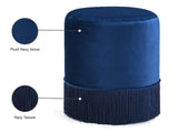 Teddy Velvet Upholstered Stool