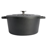 Babish 6-Quart Round Matte Enamel Cast Iron Dutch Oven Pot With Lid