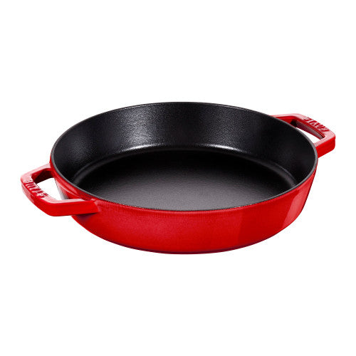 STAUB Cast Iron 13-inch Double Handle Fry Pan