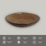 SOUP PLATE ORGANIC STONEWARE Ø 8.35" DIJON