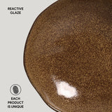 SOUP PLATE ORGANIC STONEWARE Ø 8.35" DIJON