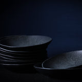 SOUP PLATE ORGANIC STONEWARE Ø 8.35" CHROMIUM