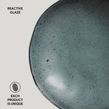 SOUP PLATE ORGANIC STONEWARE Ø 8.35" NIGHT SKY