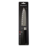 BergHOFF DiNA Codon Stainless Steel Santoku Knife with Holes, 6.75"