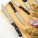 BergHOFF DiNA Pica 7pc Stainless Steel Knife Block Set