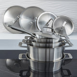 BergHOFF DiNA Meta 10pc Recycled 18/10 Stainless Steel Cookware Set