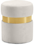 Hailey Velvet Upholstered Stool