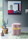 Hailey Velvet Upholstered Stool