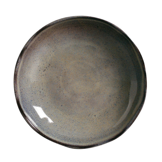 SOUP PLATE BIO STONEWARE Ø 9.84" TOURMALINE