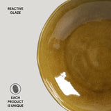 SOUP PLATE BIO STONEWARE Ø 8.86" AMBER