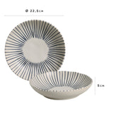SOUP PLATE BIO STONEWARE Ø 8.86" ELEMENTO