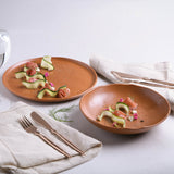 SOUP PLATE BIO STONEWARE Ø 8.86" TERRACOTTA