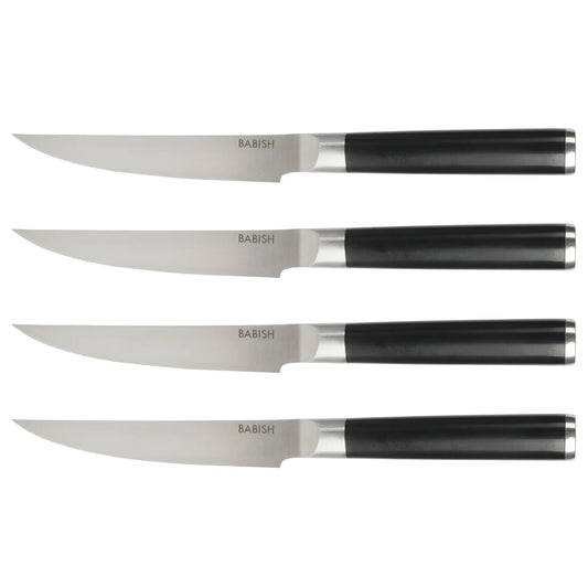 Babish High-Carbon 1.4116 German Steel 5" Steak Knife Set 4-Pack