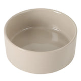 Gibson Home Zoomie Bites Ceramic Dog and Cat Bowl with Acacia Wood Stand Non-Slip Matte Glaze Weighted Food Water Set for Cats & Small/Medium Sized Dogs, 5.5" Bowls