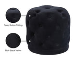 Harper Velvet Upholstered Stool