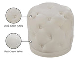 Harper Velvet Upholstered Stool