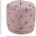 Harper Velvet Upholstered Stool