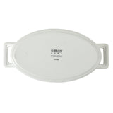 Gibson Home Gracious Dining Oval Au Gratin Baking Dishes, 4-Piece Set – 15 oz Oven Safe Ceramic Small Casserole Dishes with Handles, Microwave & Dishwasher Safe Mini Bakeware, White