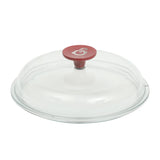 Crock Pot Artisan 3-Quart Round Cast Iron Dutch Oven With Oven Safe Borasilicate Lid - Red