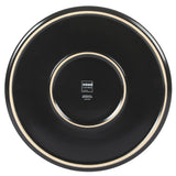 Gibson Home Bowery 32 Piece Matte Black Stoneware Dinnerware Plates, Bowls, and Mugs Set - Service for 8