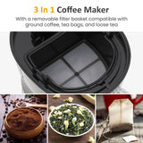 Iced Coffee Maker 20oz - Quick Brew, Reusable Filter
