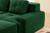 CORDELIA 117" 3-Seater Sofa with 1 Ottoman