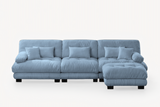 CLOUDIES 134" 3 Seater Sofa with 1 Ottoman