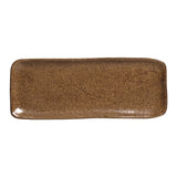 RECTANGULAR PLATTER MEDIUM ORGANIC STONEWARE Ø 12.99x5.12" DIJON