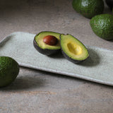 RECTANGULAR PLATTER MEDIUM ORGANIC STONEWARE Ø 12.99x5.12" PISTACHE