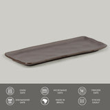 RECTANGULAR PLATTER MEDIUM ORGANIC STONEWARE Ø 12.99x5.12" METALLICA