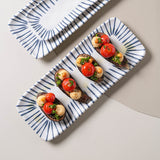 RECTANGULAR PLATTER MEDIUM ORGANIC STONEWARE Ø 12.99x5.12" ELEMENTO