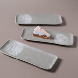 RECTANGULAR PLATTER MEDIUM ORGANIC STONEWARE Ø 12.99x5.12" SEIVA