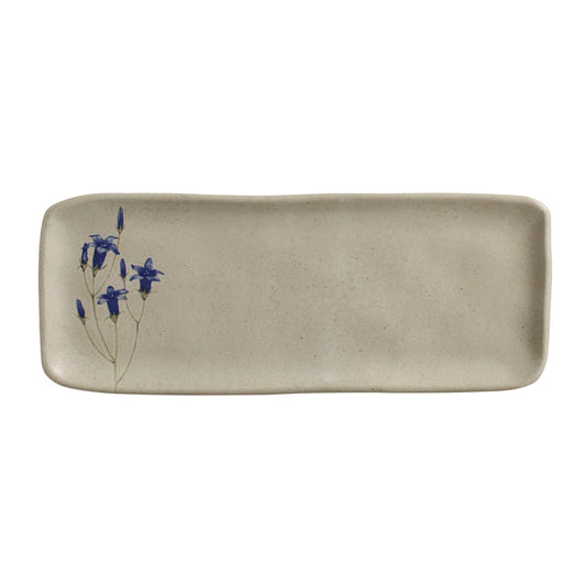 RECTANGULAR PLATTER MEDIUM ORGANIC STONEWARE Ø 12.99x5.12" CAMPESTRE