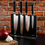 Babish 5 Piece 1.4116 German Steel Magnetic Knife Block Set